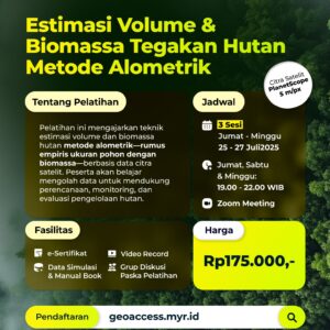 Estimasi Volume dan Biomassa Tegakan Menggunakan QGIS Metode Alometrik