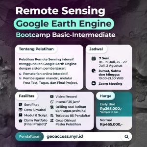 Bootcamp Remote Sensing Google Earth Engine Basic-Intermediate