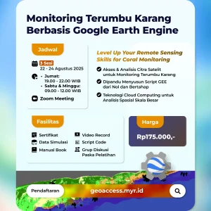 Pelatihan Monitoring Terumbu Karang menggunakan Google Earth Engine (GEE)