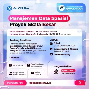 Pelatihan Manajemen Data Spasial Skala Besar (Geodatabase)