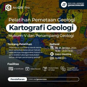 Kartografi Geologi : Hukum-V dan Penampang Geologi