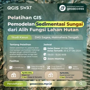 (Advanced) Pelatihan QGIS Pemodelan Sedimentasi Sungai dari Alih Fungsi Hutan