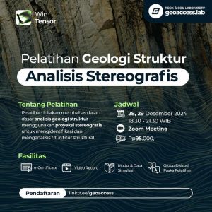 Pelatihan Geologi Struktur: Analisis Stereografis (Open Source menggunakan WinTensor)