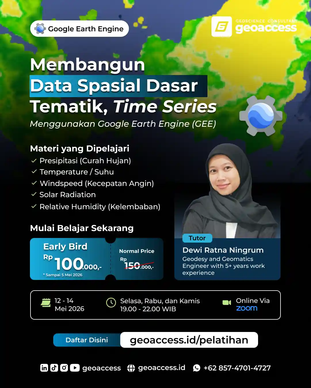 Membangun Data Spasial Dasar Tematik Time Series